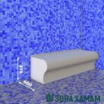 скамья из пенопласта для хамам, пикколо в хамам купить, пикколо для хамам, piccolo мск