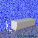 мебель для хамама, скамейка в хамама, размеры скамейки для хамама из пенополистирола, скамья цена, скамья для хамам купить
